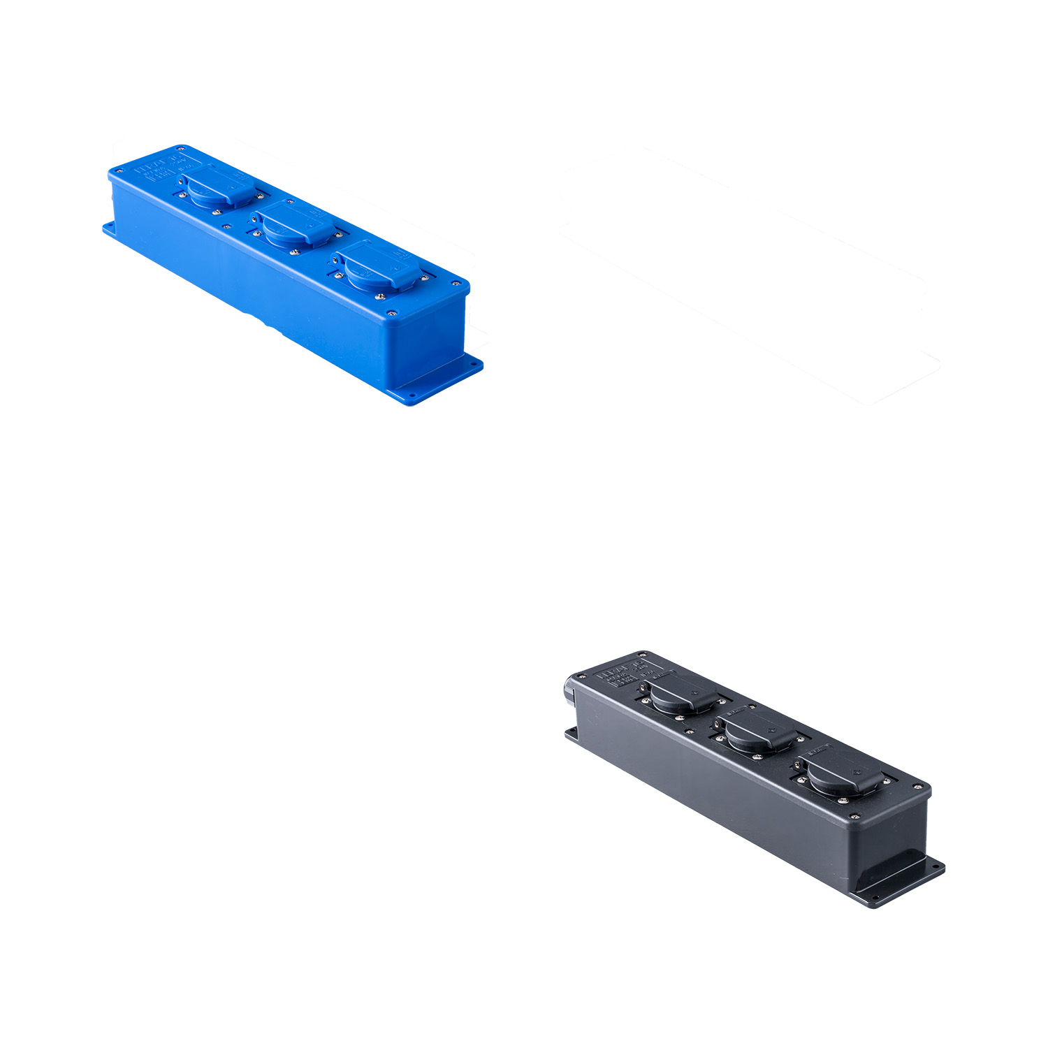 Bloc multiprise 3-voies prises française 16A 250V~